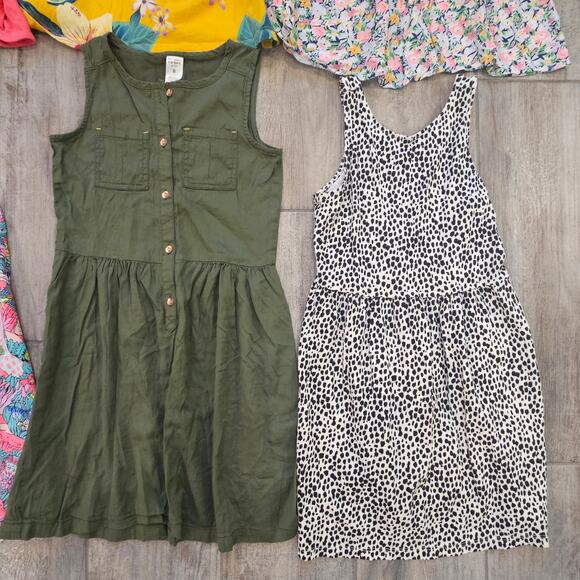 Girls Casual Dress Lot of 8 Size 7/8 Sleeveless Carter’s Old Navy GAP Play - Picture 2 of 7